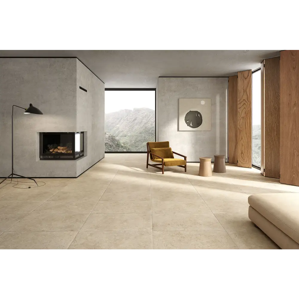Fliese in Steinoptik Goldenstone 60,4x60,4 Beige CML JU602R