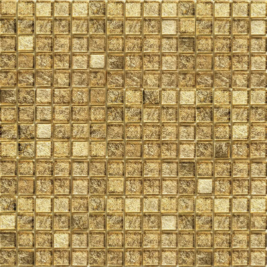 Mosaik in Gold I Presziosi Oro Lucido 30x30 VXL PR3