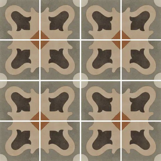 Retro Fliesen in Boho-Optik Cementine Boho matt 20x20 Boho3