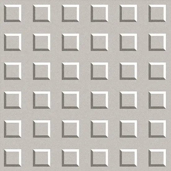 Retro Wandfliese in Unifarben Fio.Block 30,2x30,2 Grigio