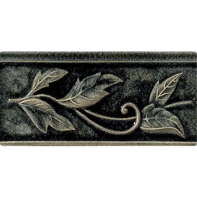 Wandfliese The Traditional Style decor 7,5x15 Basalt