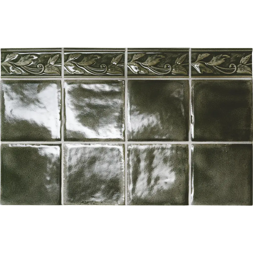 Wandfliese The Traditional Style decor 7,5x15 Basalt