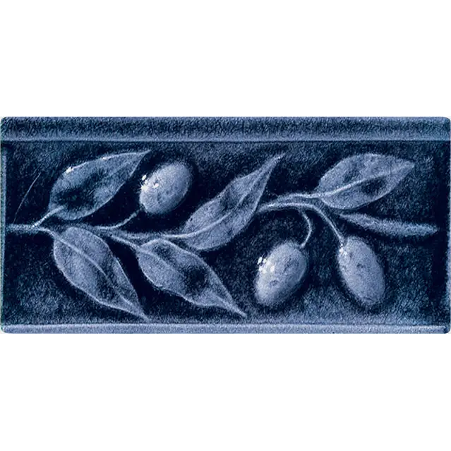 Wandfliese The Traditional Style decor 7,5x15 Blue Navy