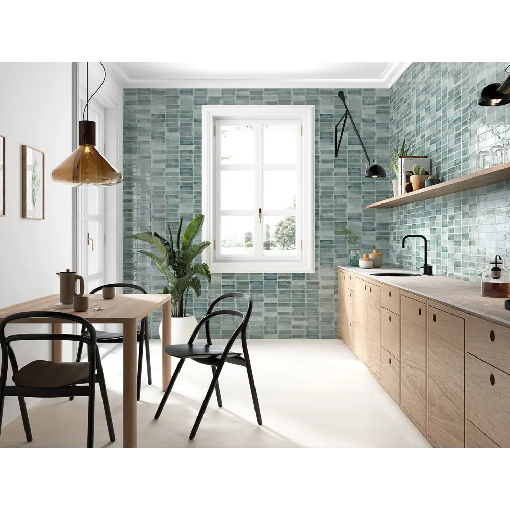 Wandfliesen in Retro Tbrick Format 5,2 x 16 cm Glossy