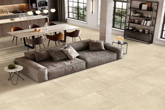 Fliesen in Betonoptik Lago di Como 120x60 Sabbia