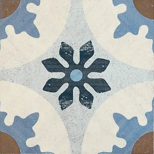 Cementina 4 Jugendstil Fliese in Zementoptik 20x20 FEL
