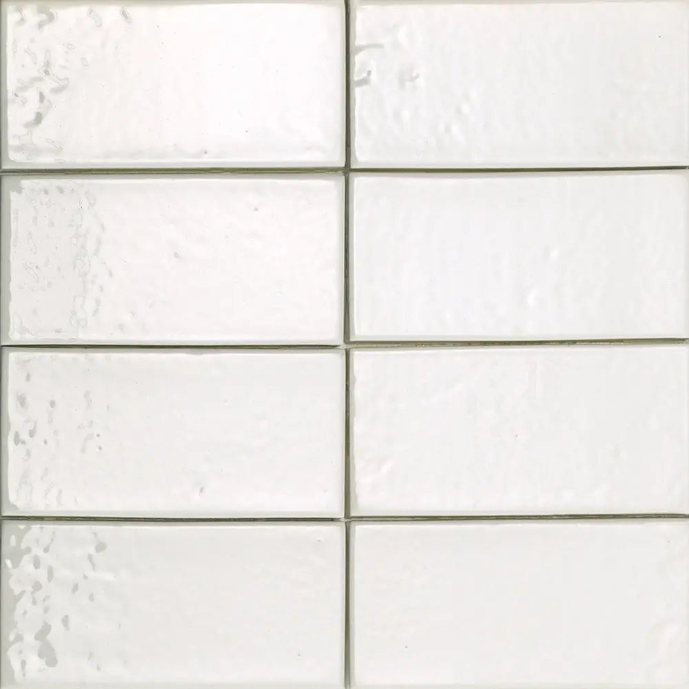 Decor Fliese Artigiana i Bricchi 11 x 5,5 cm Glossy Bianco