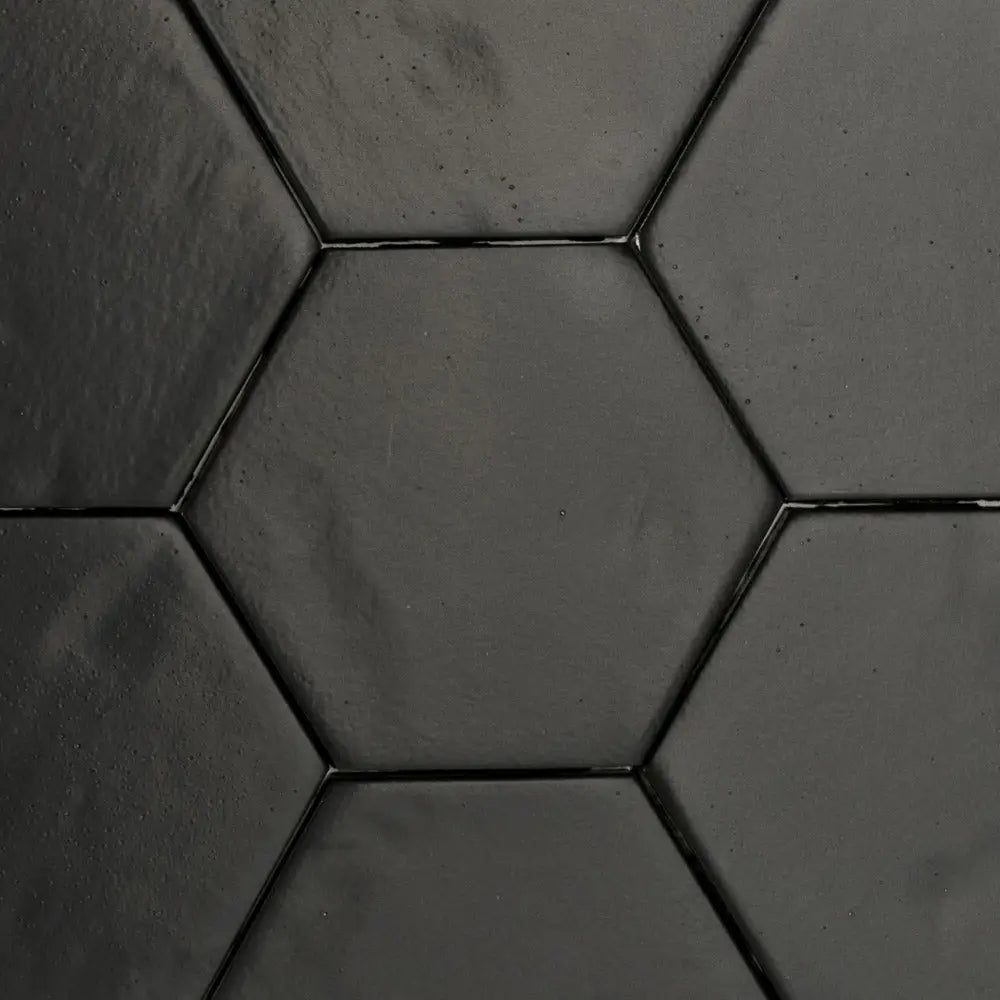 Decor Fliese Artigiana le Esagone 5 x 5,5 cm Matt Nero SAL
