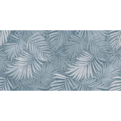 Decorfliese im floralem Muster 60x120 Cart Garden Blue MML