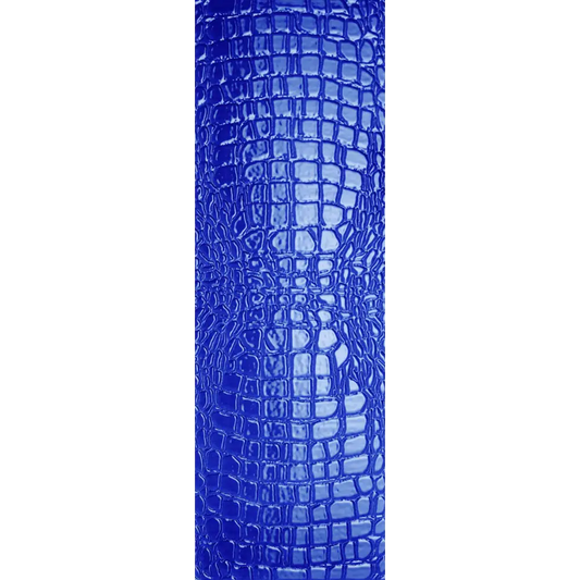 Design Fliesen Crocooptik -Crocotiles Blue 24x72 SOL 760055