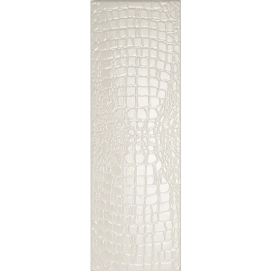 Design Fliesen Crocooptik -Crocotiles White 24x72 SOL 760045