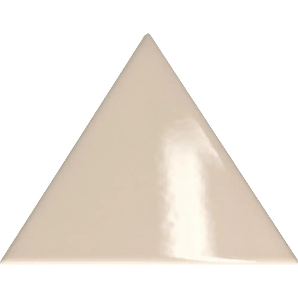 Dreieckige Wandfliesen Dresscode Piano caramel glossy