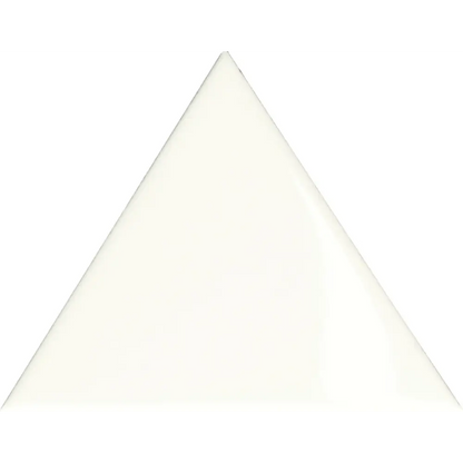 Dreieckige Wandfliesen Dresscode Piano White Glossy