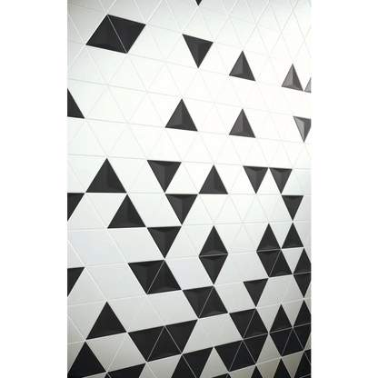 Dreieckige Wandfliesen Dresscode Verso Black Matt 14,8x12,9
