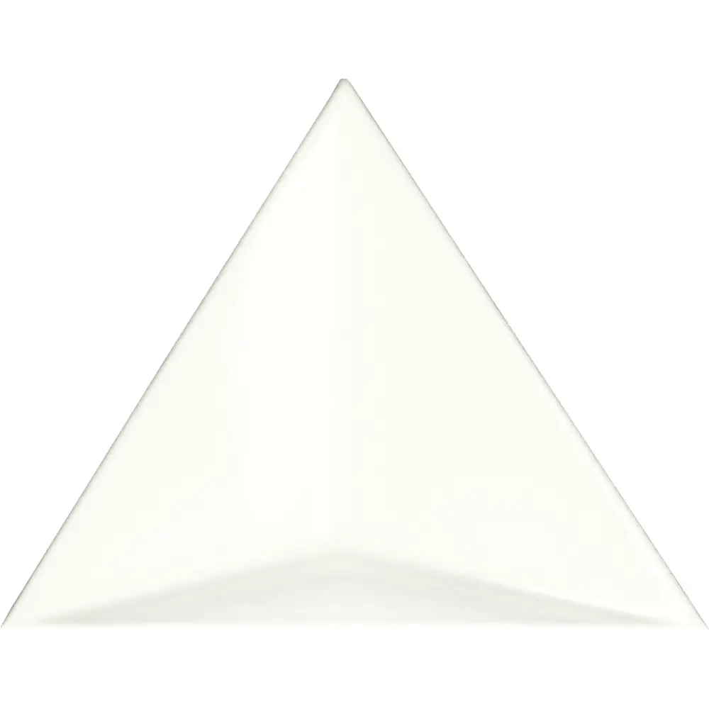 Dreieckige Wandfliesen Dresscode Verso White Glossy