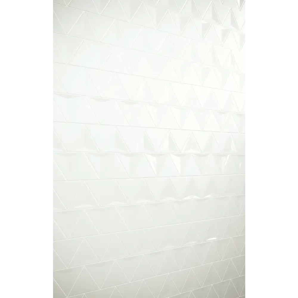 Dreieckige Wandfliesen Dresscode Verso White Matt 14,8x12,9