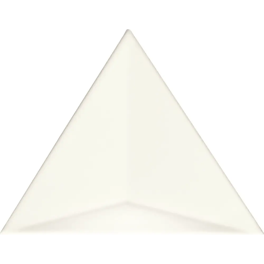 Dreieckige Wandfliesen Dresscode Verso White Matt 14,8x12,9