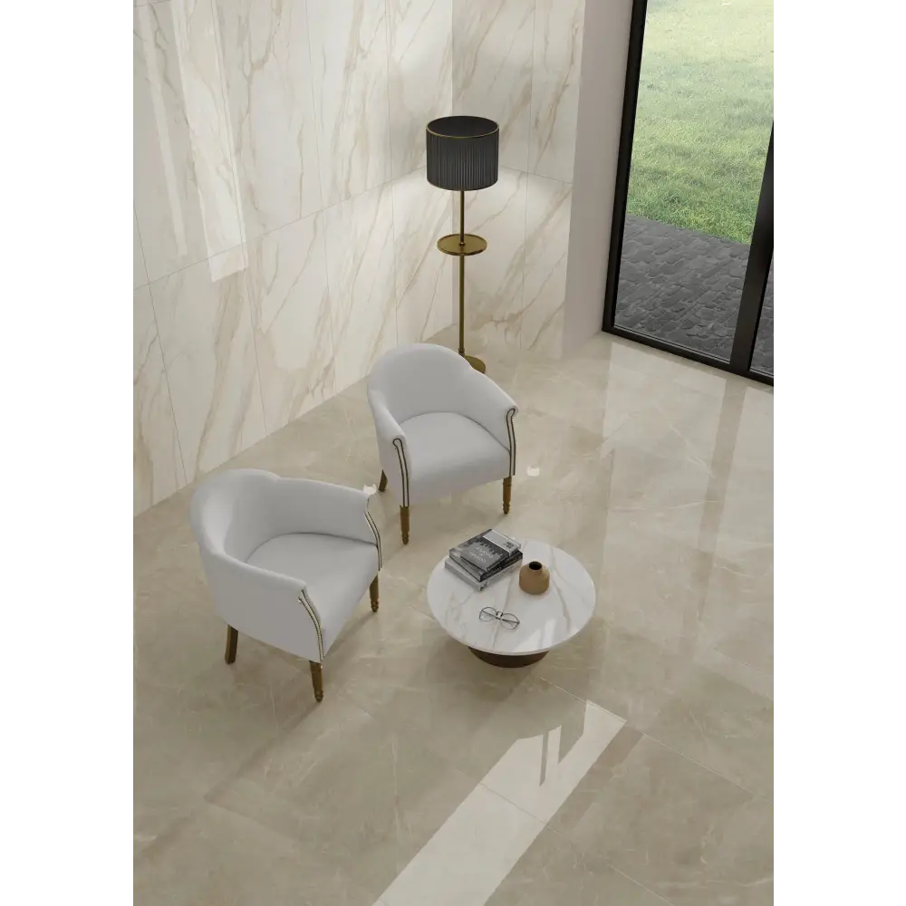 Fliese in Marmoroptik MGM Marmi 60x60 Calacatta Gold MML