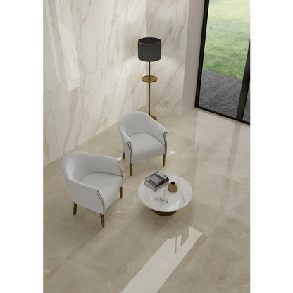 Fliese in Marmoroptik MGM Marmi 60x60 Calacatta Gold MML