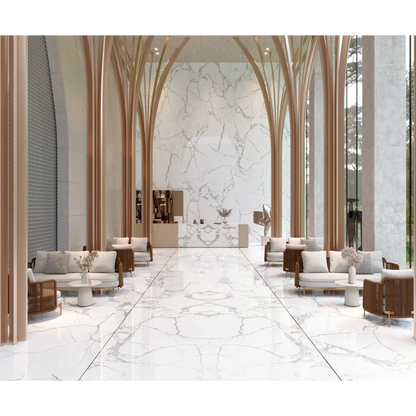 Fliese in Marmoroptik Statuario 80x80 TAL 106035