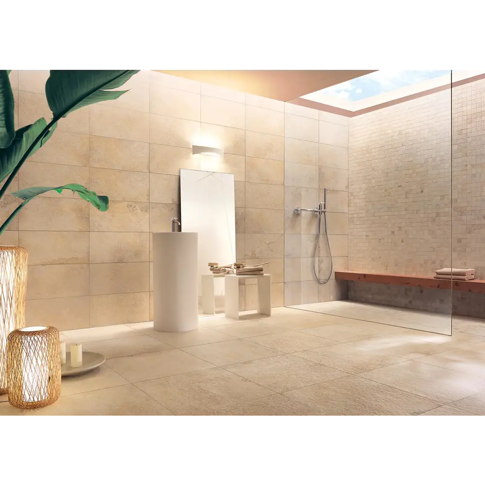 Fliese in Solnhofen Optik Arum 120x60 TAL 102001