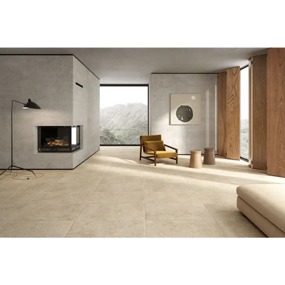Fliese in Steinoptik Goldenstone 60,4x60,4 Beige CML JU602R