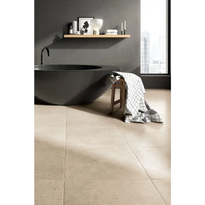 Fliese in Steinoptik Goldenstone 60,4x60,4 Ivory CML JU601R
