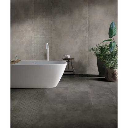 Fliese in Zementoptik Parker 120x120 Anthracite ERL