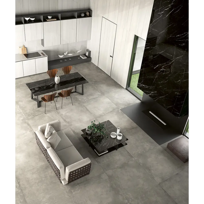 Fliese in Zementoptik Parker 120x120 Smoke ERL PASM120120