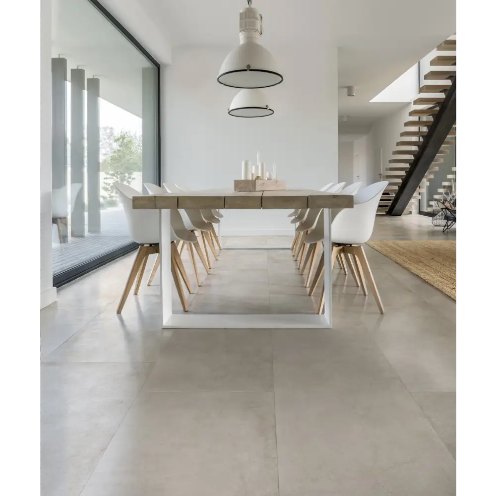 Fliese in Zementoptik Parker 60x60 Silver ERL PAS6060