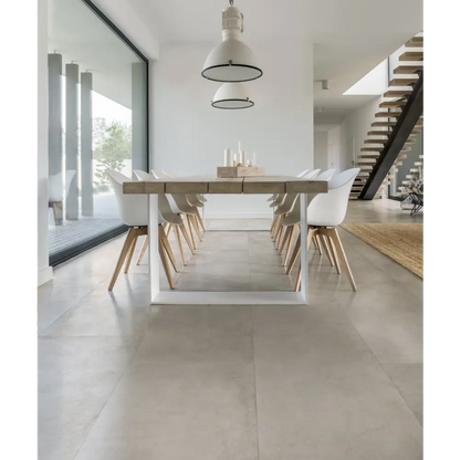 Fliese in Zementoptik Parker 60x60 Silver ERL PAS6060