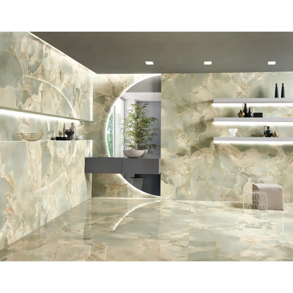 Fliese Onice Reale Smeraldo 60x120 Hochglanz TAL 108095
