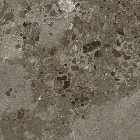 Fliesen in Steinoptik I Cocci Siciliani 90x90 Nero FEL