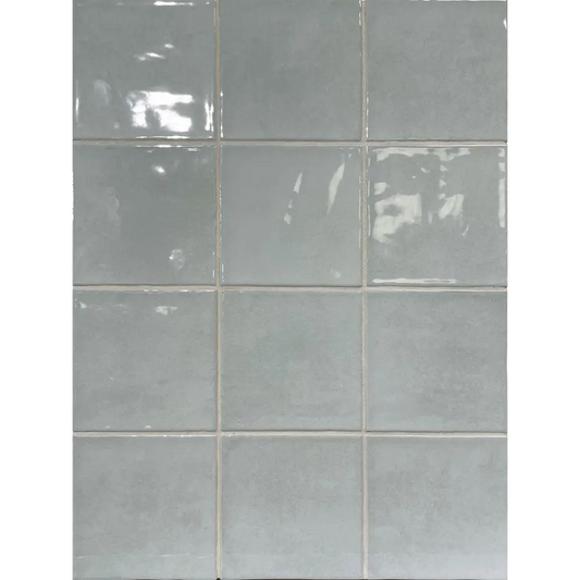 Fliesen in Traditionell-Modern Typic 10 x cm Glasiert Azure