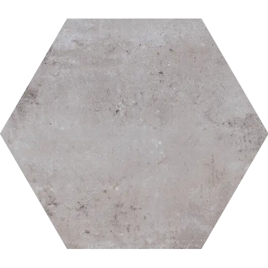 Hexagonale Fliesen Heritage Exagona matt 34,5x40 Grey FEL