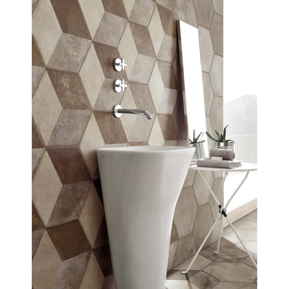 Hexagonale Fliesen Heritage Exagona matt 34,5x40 Texture-2