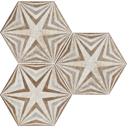 Hexagonale Fliesen Heritage Exagona matt 34,5x40 Texture-3
