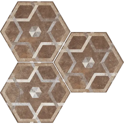 Hexagonale Fliesen Heritage Exagona matt 34,5x40 Texture-5