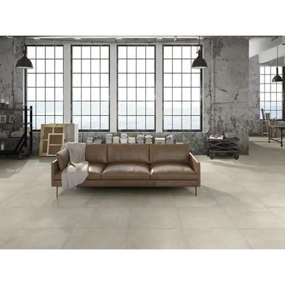 Fliese in Betonoptik Hangar 80x80 Taupe MML HG80804