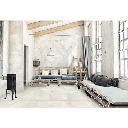 Fliese in Betonoptik Hangar 80x80 White MML HG80801
