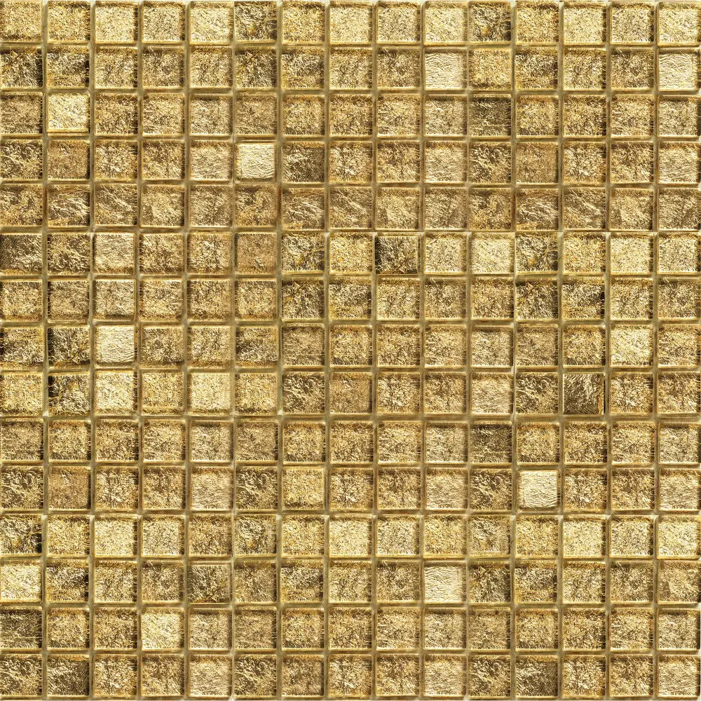 Mosaik in Gold I Presziosi Oro Lucido 30x30 VXL PR3