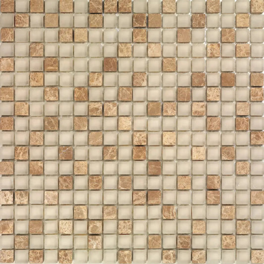 Mosaik Pure & Natural 30x30 - Emperador LT Matt VXL LTE30302