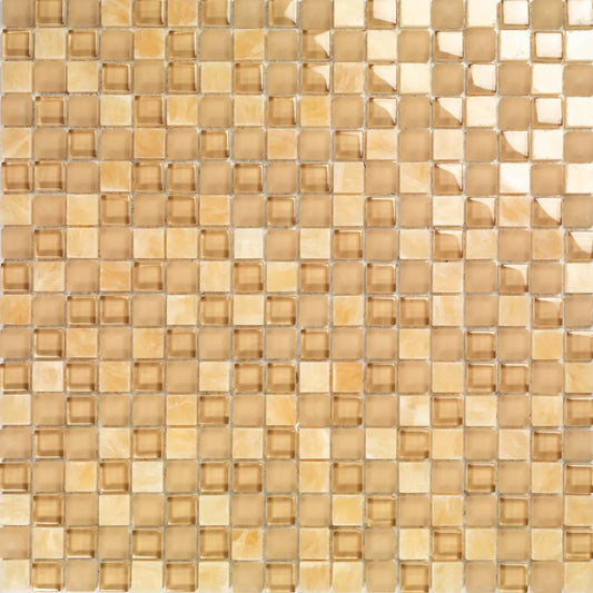 Mosaik Pure & Natural 30x30 - Onix Beige Glossy VXL OB30301