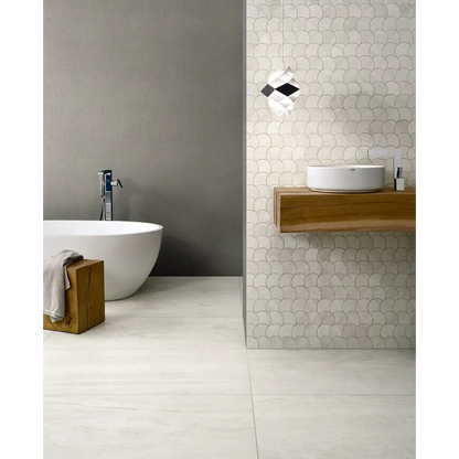 Reverso2 Fliese in Travertinoptik 45x90 Silver CML RV496R