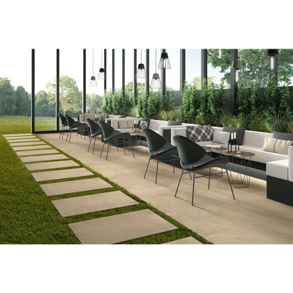 Terrassenplatten Gres x2 Pietra Sabbiosa Beige 60,4x90,6 in