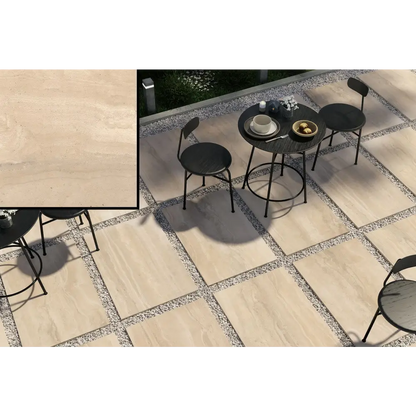 Terrassenplatten Gres x2 Reverso Beige 60,4x90,6 in 2 cm CML