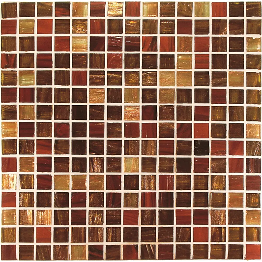 Mosaik Gold / Bronze - Rosso Ramato Mix 32,5x32,5 VXL V4380