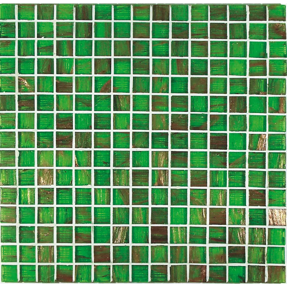Mosaik Gold / Bronze - Verde 32,5x32,5 VXL GA73