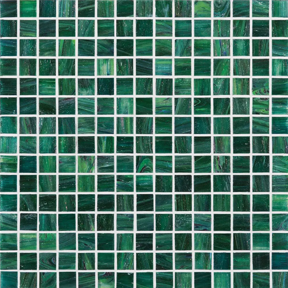 Mosaik Gold / Bronze - Verde Scuro 32,5x32,5 VXL GA74