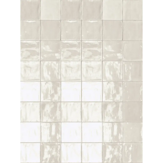 Wandfliese im Zellijes Look Tsquare 15 x cm Glossy Pure